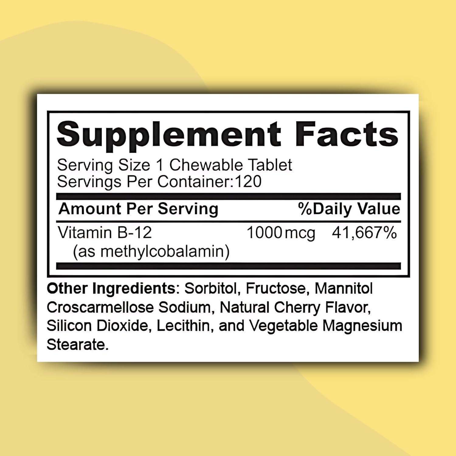 Zaytun Halal Vitamina B12 1000mcg - Comprimidos Masticables para Energía y Metabolismo