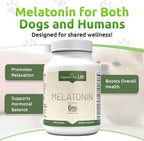 Melatonina para Perros y Personas, 6 mg - 120 Cápsulas