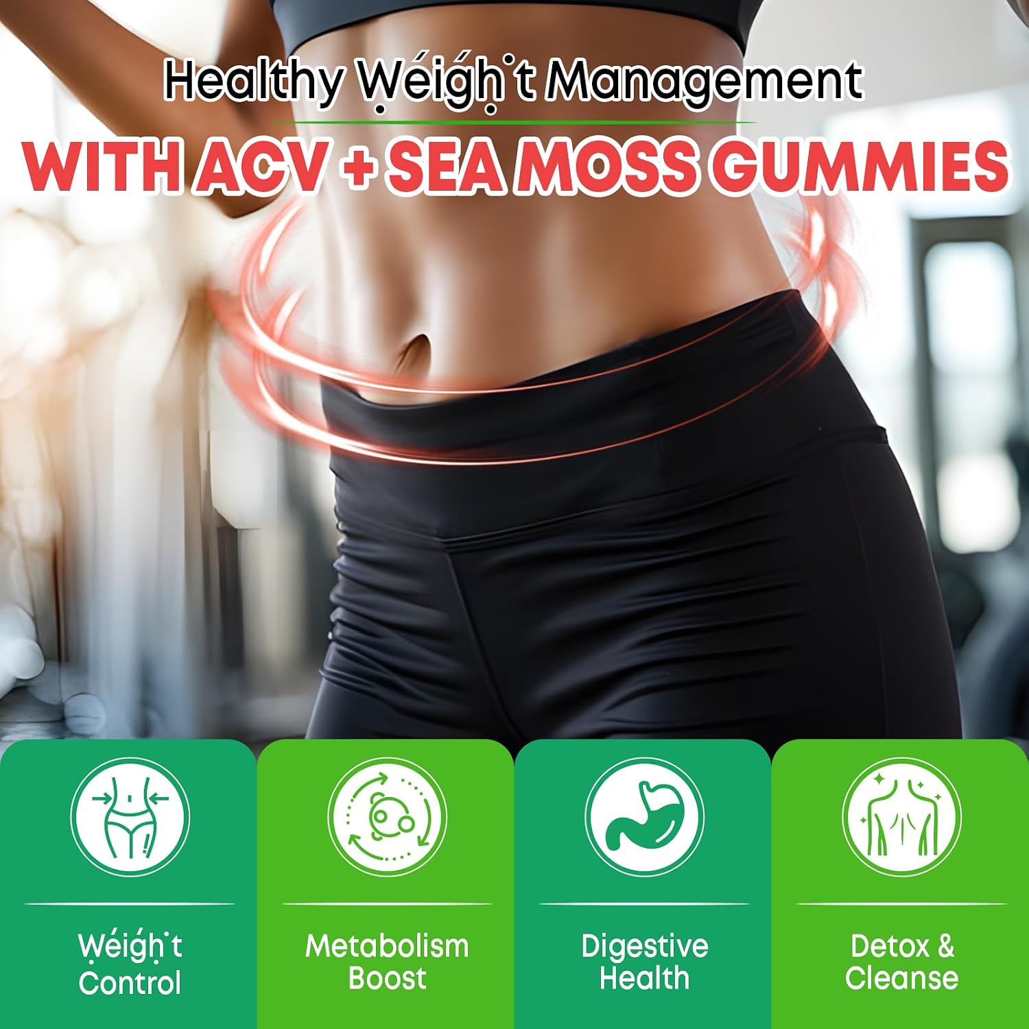 Gominolas de Vinagre de Manzana con Musgo de Mar, Vitamina C y Zinc | Vazatisi | 60 Gominolas