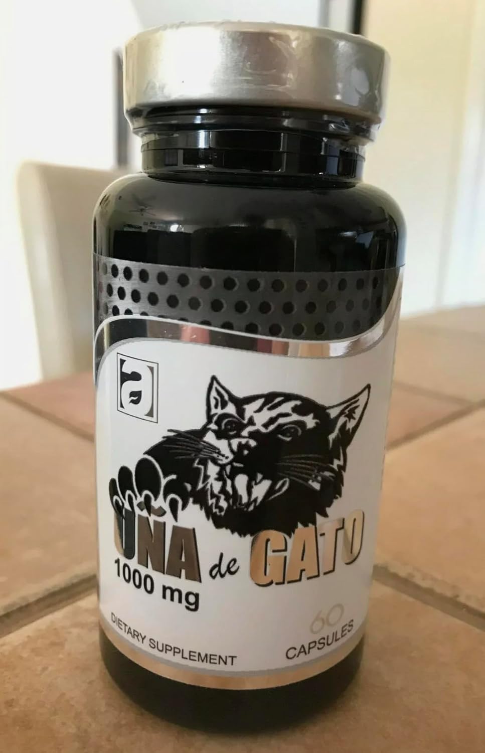 Cápsulas fantásticas de uña de gato de 1000 mg | 60 unidades | Suplemento sin OGM y sin Gluten de 1000 mg que favorece la salud de las articulaciones y el sistema inmunológico 60 cápsulas 1 Botella