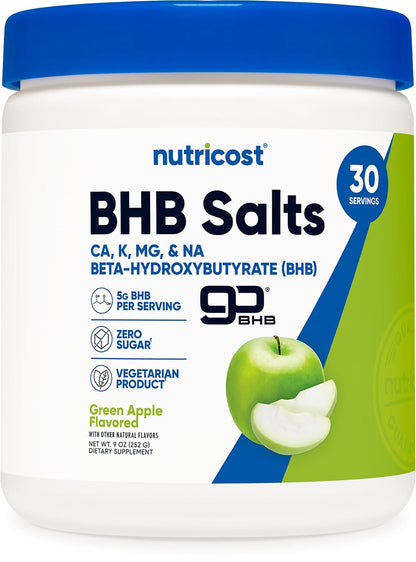 Nutricost Sales BHB Mezcla para Bebida (30 Raciones, Sabor Fresa Limonada, 5g BHB por Ración) - 0g Azúcares, Producto – Image 6