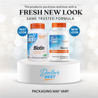 Doctor's Best Biotina 10000 mcg - 120 Cápsulas Veganas