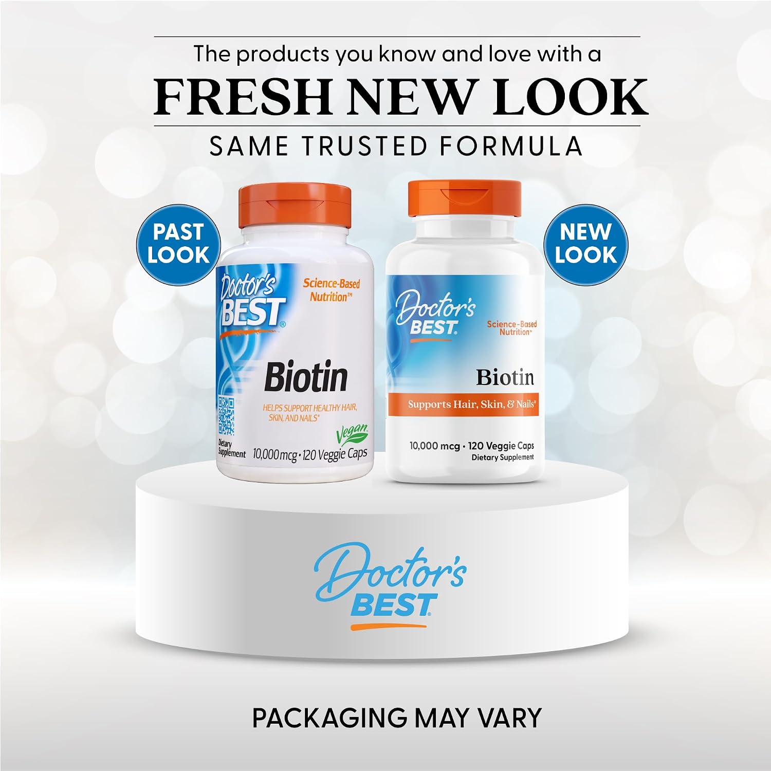 Doctor's Best Biotina 10000 mcg - 120 Cápsulas Veganas
