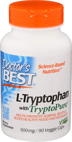 El mejor L-Triptófano 500 mg – 90 Cápsulas Veganas – Doctor's BEST