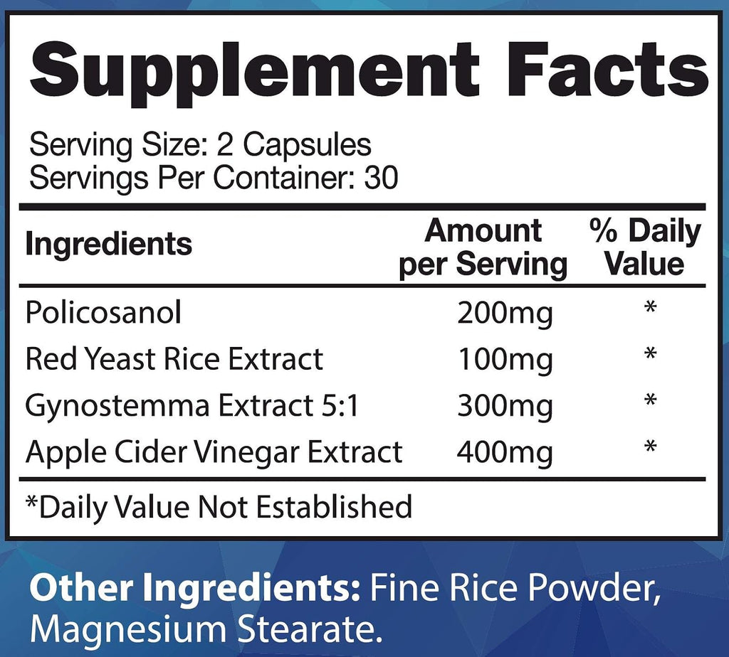 YongWell Total Cholesterol Complex - 60 Cápsulas