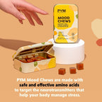 PYM Citrus Mood Chews - Suplemento para el Estado de Ánimo con GABA y L-Theanina, 20 Gomitas