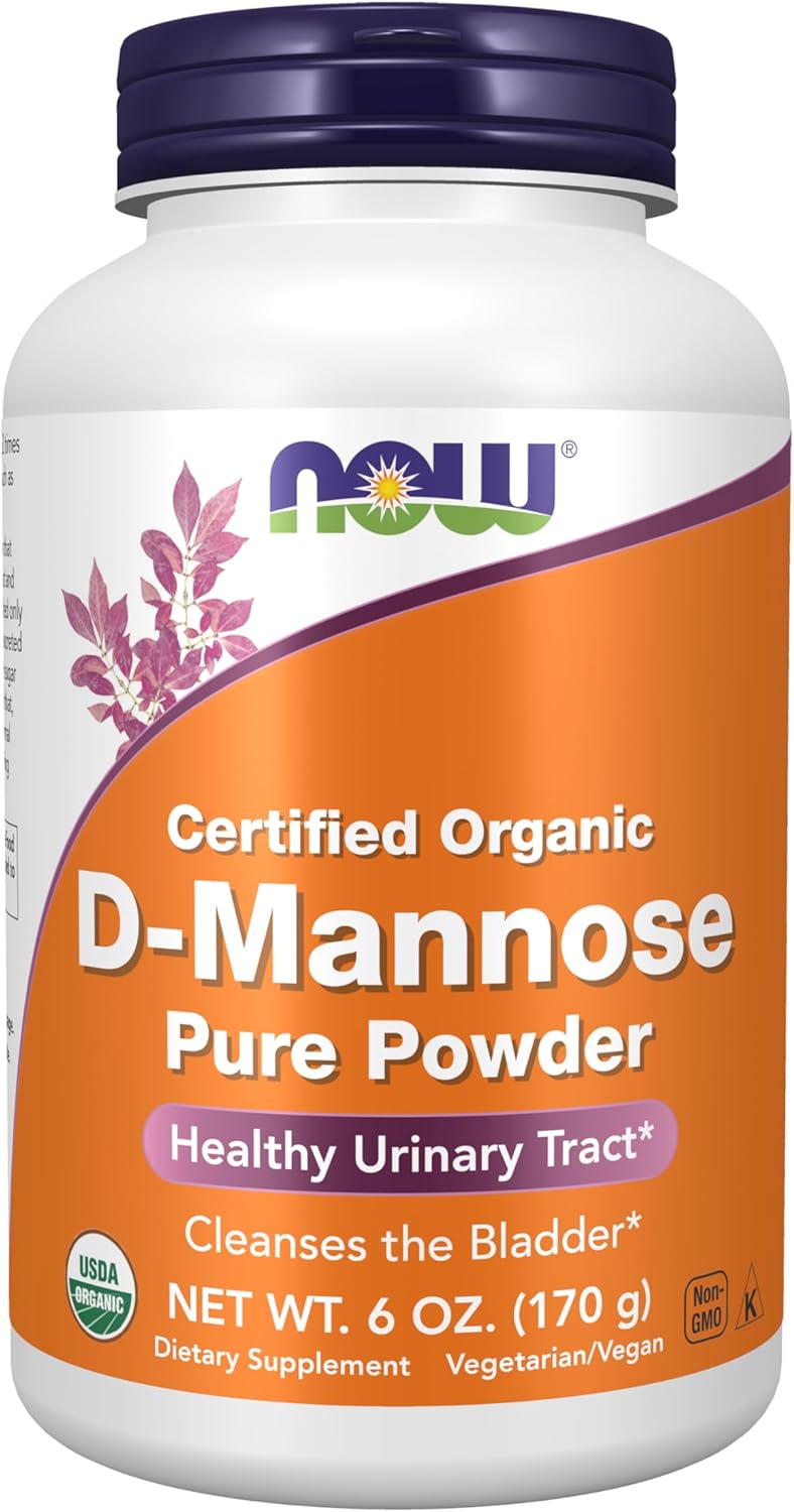 NOW Foods D-Mannosa en Polvo, 170 g - Apoyo Urinario