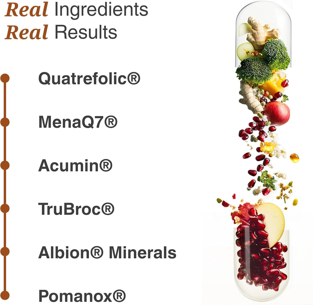 Utzy Naturals Essentially-U Multi-Nutrient | Whole Food Antioxidants + Chelated Minerals for Everyday Health | 180 Capsules