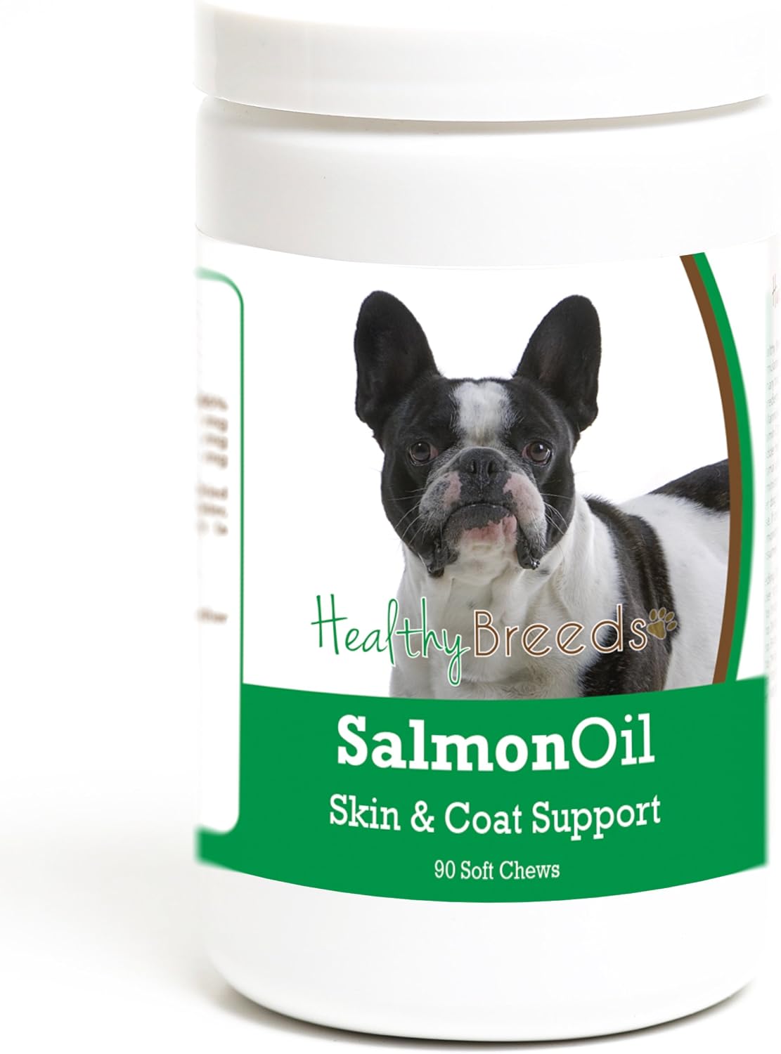 Healthy Breeds Masticables Blandos de Aceite de Salmón para Bulldog Francés 90 Unidades