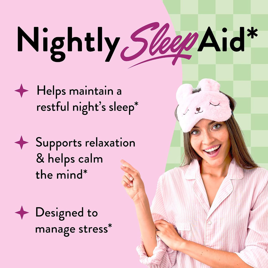 Legendairy Milk She's Sleepy™ – Cherry Limeade – Mezcla nocturna para dormir, sin azúcar, con magnesio y ashwagandha