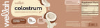 Wellah Colostrum Sabor Crema de Coco (50 Dosis) - Endulzado con Stevia, 3g de Colostro por Dosis, Complemento Alimenticio