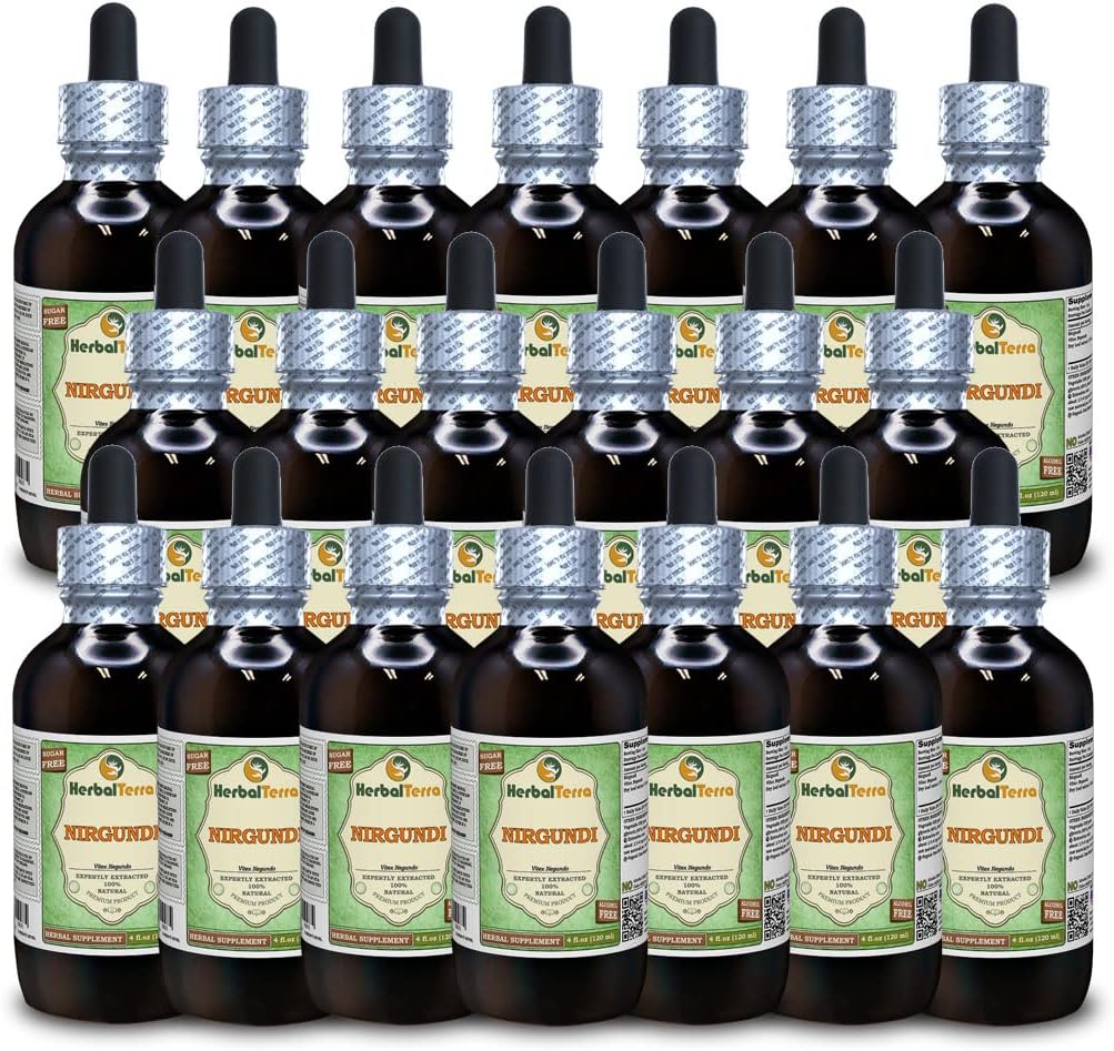 Nirgundi (Vitex Negundo) Extracto Líquido de Hojas Secas - 2x60 ml