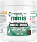 Progility Mini Allergy & Immune Supplement para Perros Pequeños y Medianos – Apoyo Inmunológico Avanzado y Alergias Estacionales, Snacks Blandos (60 unidades)