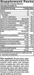 Vitafusion MultiVites Gomitas Multivitamínicas para Adultos Sabor Berry, Peach y Naranja - 150 uds, Paquete de 2