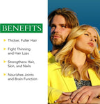 Xtravit Hair Support – Suplemento Capilar con Biotina y Zinc para Hombres y Mujeres, 60 Cápsulas