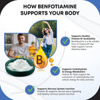 Benfotiamina con Vitaminas B6, B12 y Pimienta Negra – 150 Cápsulas