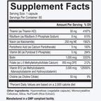 Dr. Westin Childs Thyroid B Complex - Complejo B Metilado con Metilfolato y B12, 60 Cápsulas