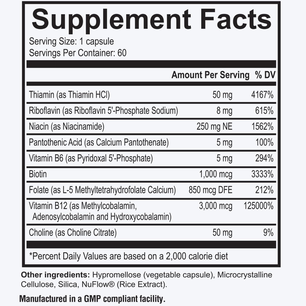 Dr. Westin Childs Thyroid B Complex - – Metabolismo energético: Las vitaminas B1, B2, B3, B5, B6 y B12 contribuyen – Image 6