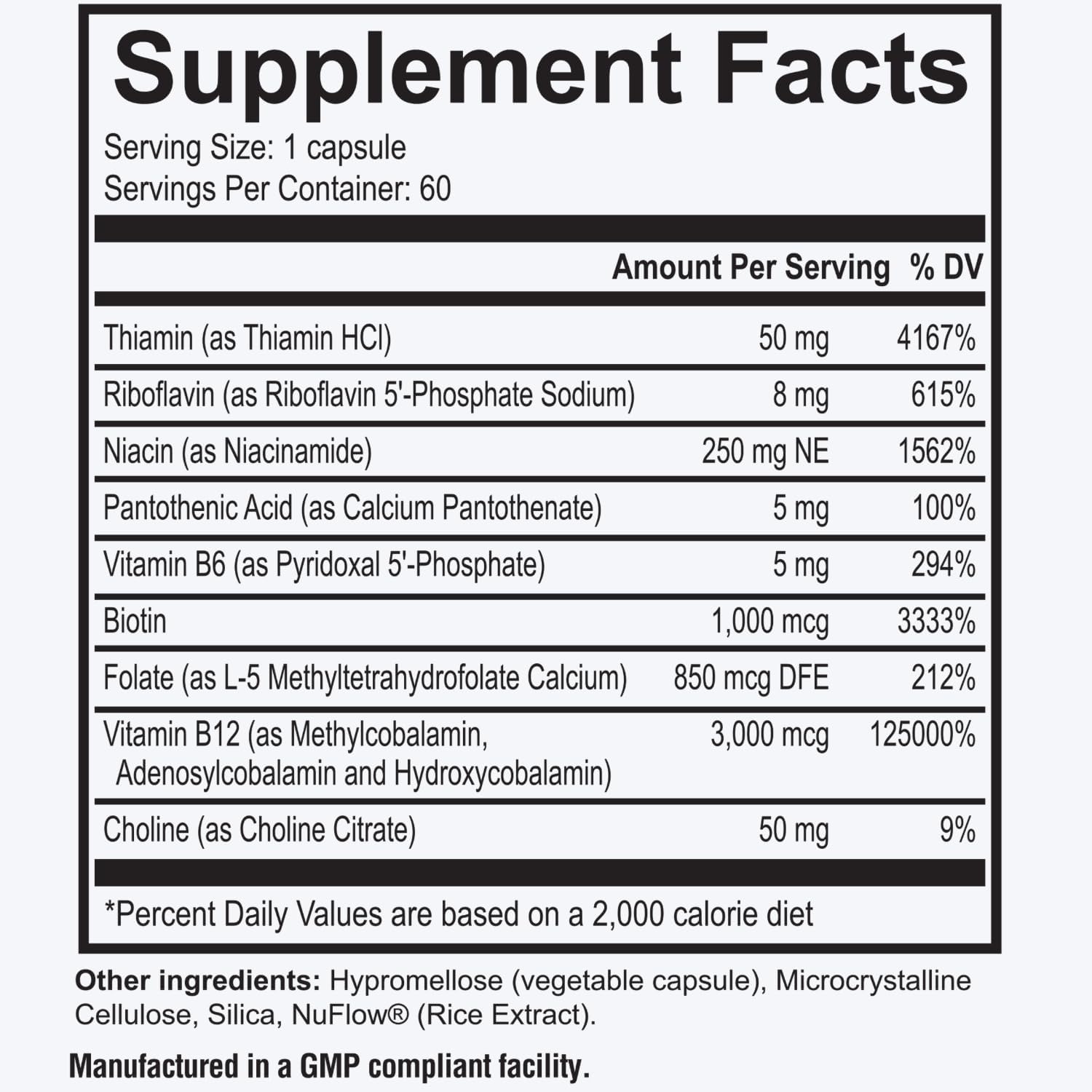 Dr. Westin Childs Thyroid B Complex - Complejo B Metilado con Metilfolato y B12, 60 Cápsulas