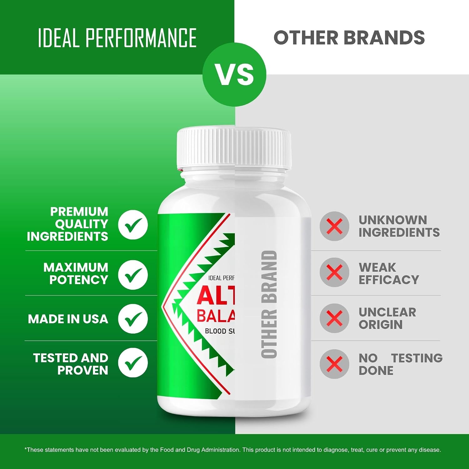 IDEAL PERFORMANCE Altai Balance Support Formula - Suplemento en Cápsulas (60 Cápsulas)