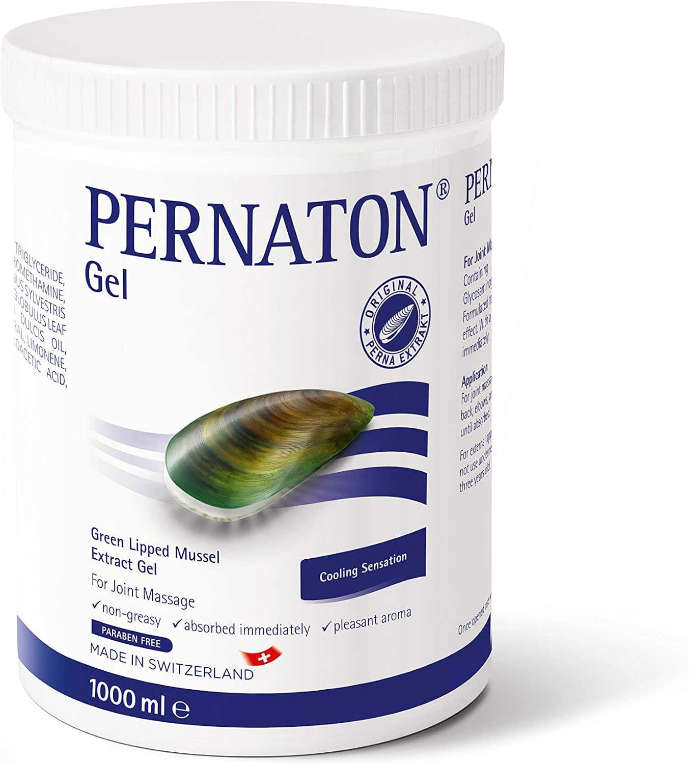 Pernaton Gel de Masaje con Mejillón de Labios Verdes - 1000 ml