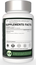 Cápsulas de Moringa Orgánica | Suplemento de Hojas de Moringa para Energía, Metabolismo y Apoyo Inmunitario – 60 Cápsulas