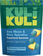 Kuli Kuli Super Gummies - Suplemento para la piel con baobab, saúco y biotina - 60 gominolas veganas, sin gluten