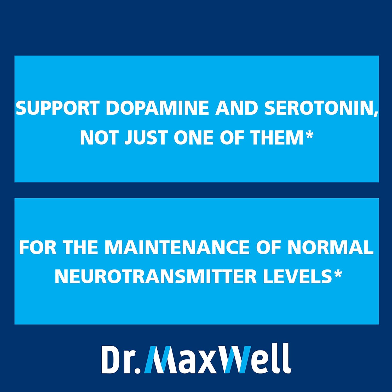 Dr. Maxwell Suplemento de Serotonina y Dopamina - 60 Cápsulas