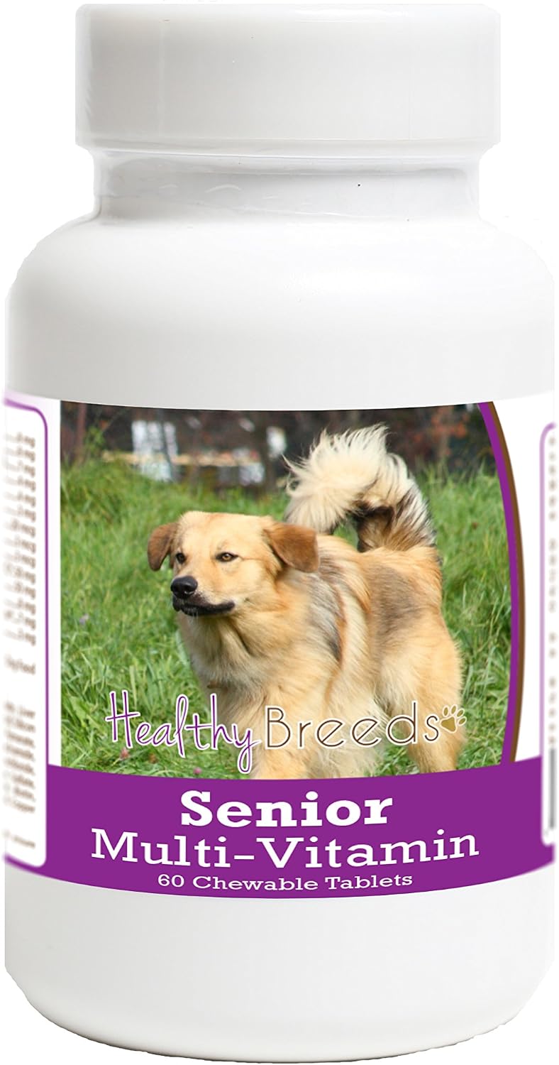 Healthy Breeds Chinook Multivitamínico para Perros Senior, 60 Comprimidos