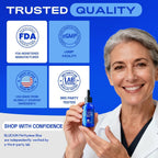 Bluesun Gotas de Azul de Metileno al 1% - Grado Farmacéutico, 2 Pack de 60 ml