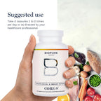 BioPure Core-S Suplemento Mineral – Vitaminas, Minerales, Aminoácidos y Hierbas – 120 Cápsulas