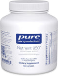 Pure Encapsulations Nutrient 950 Sin Cobre y Hierro – Multivitamínico y Mineral Hipoalergénico, 180 Cápsulas