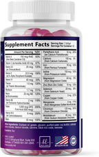 Multivitamínico para Mujeres - Completo Diario con Biotina, Calcio, Ácido Fólico, Hierro, Zinc, Vitaminas A, C, D, E y B - Suplemento para Piel, Cabello y Uñas - 60 Cápsulas Blandas