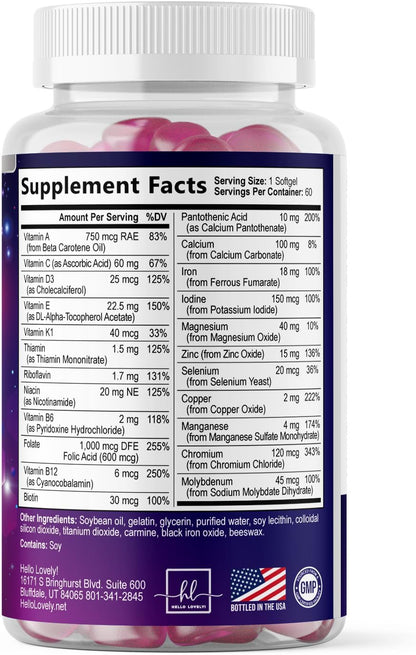 Multivitamínico para Mujeres - Completo – Biotina : interviene en el metabolismo de macronutrientes y en el – Image 9