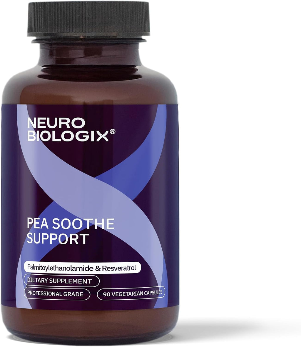 Neurobiologix PEA Soothe Support – Fórmula de PEA y Resveratrol para el Bienestar Nervioso y Muscular, 90 Cápsulas