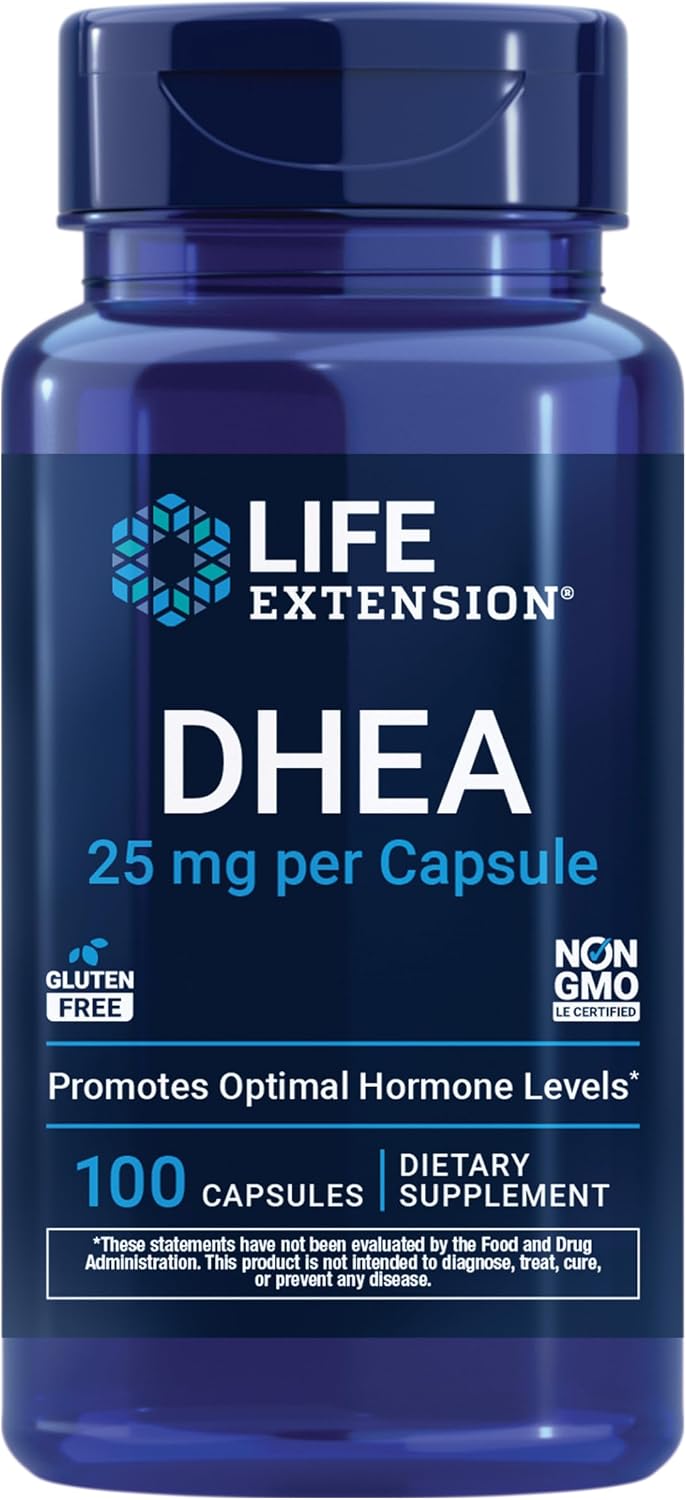 Life Extension DHEA 25 mg – 100 Cápsulas