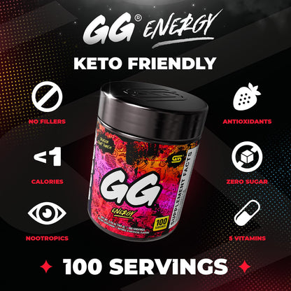 Gamer Supps GG Energy - Dragonfruit Punch (100 porciones) – Image 3