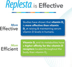 Replesta 50.000 UI Vitamina D3 (Colecalciferol) – Comprimido Masticable Semanal – Sabor Naranja Natural – 4 Unidades