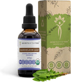 Secrets of the Tribe Extracto de Hoja de Diente de León Orgánico - Gotas Herbales Sin Alcohol, 60 ml