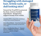 True-HNS® Cabello, Uñas y Piel con Queratina Cynatine y Biotina Vegetal - 60 Cápsulas