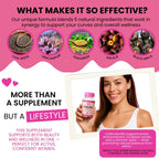 Colita Bonita – Aguaje, Black Maca & Fenugreek Pills – Natural Booty Growth & Hip Shaping Supplement – 60 Cápsulas