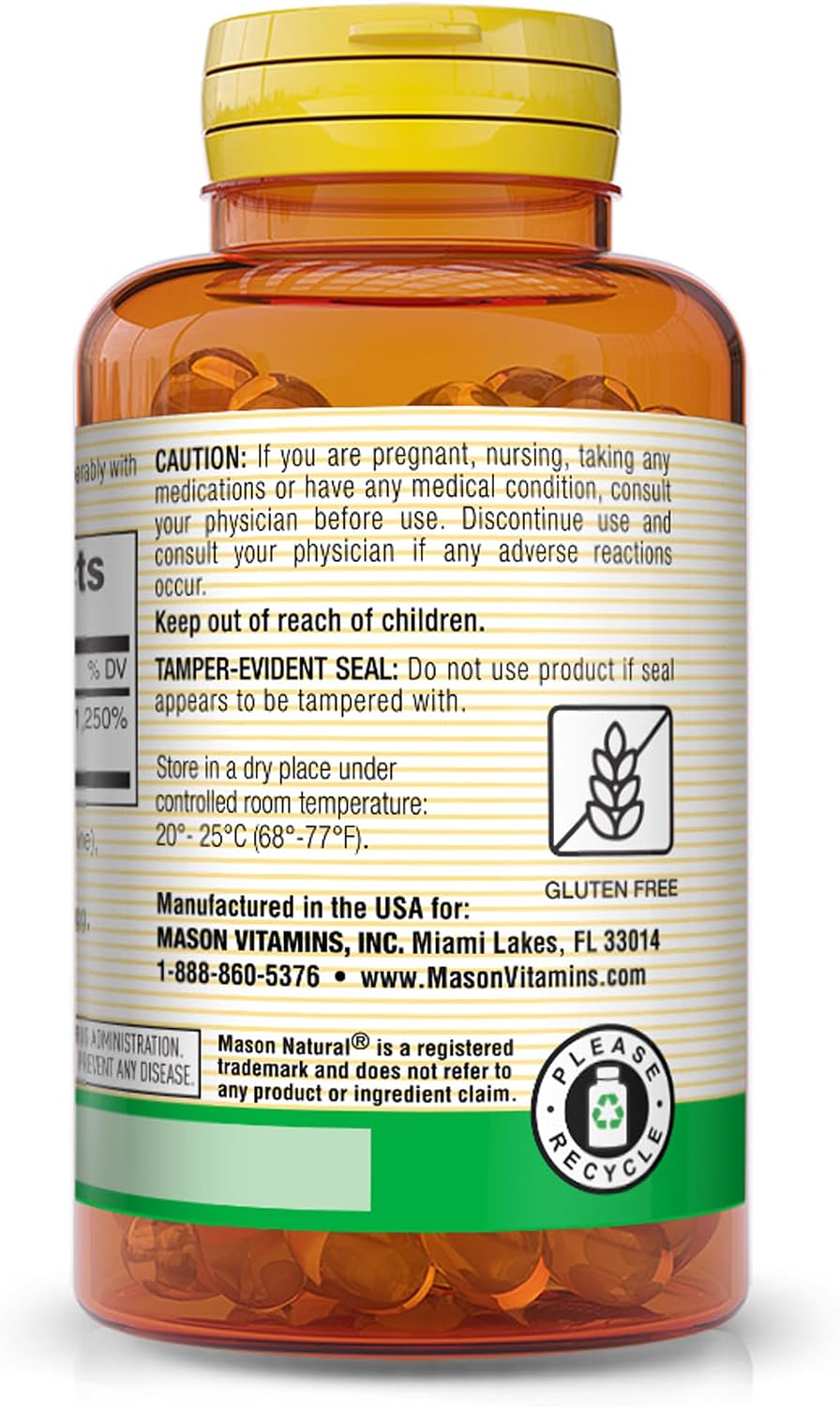 MASON NATURAL D3 10.000 UI Softgels, 30 unidades