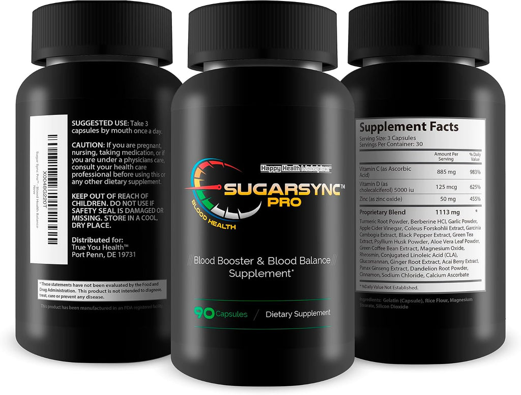 Sugar Sync Pro - Suplemento para el Equilibrio del Azúcar en Sangre