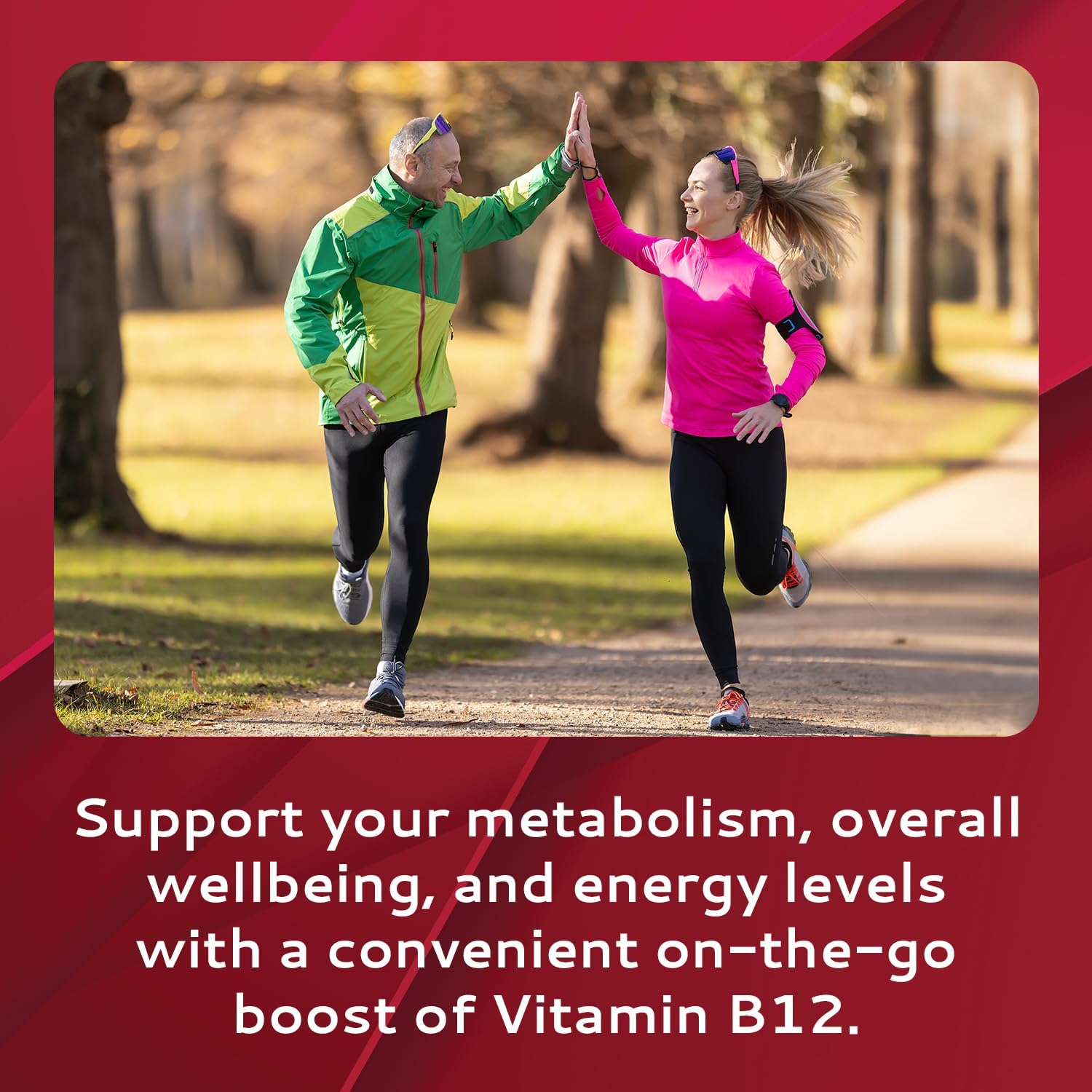 CALMOUR Vitamina B12 en Tiras 1500 mcg - Metilcobalamina - 10 unidades - Sabor Menta - Vegano y Sin Gluten