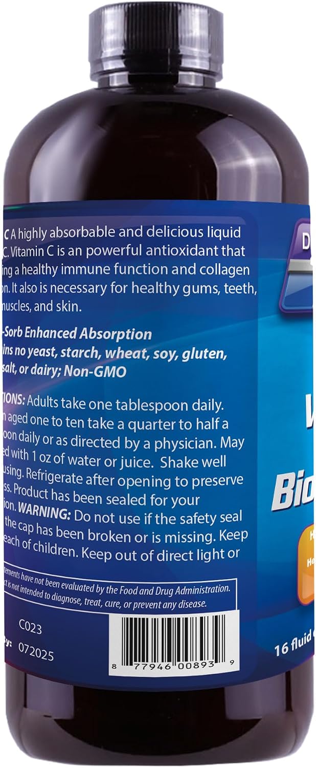 Liquid Vitamin C + Bioflavonoids 16oz