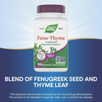 Nature's Way Premium Blend Fenu-Thyme, 900 mg por dosis, 100 cápsulas vegetales