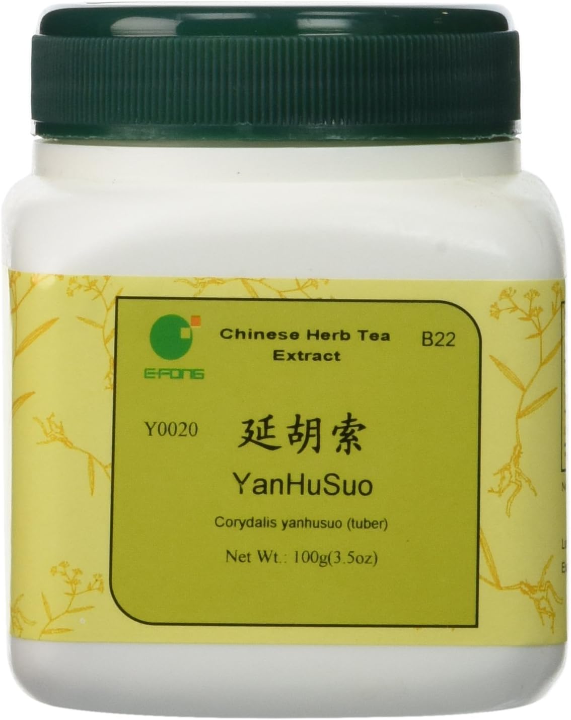 Yan Hu SUO - Tubérculo de Corydalis Yanhusuo, 100 g (E-Fong)