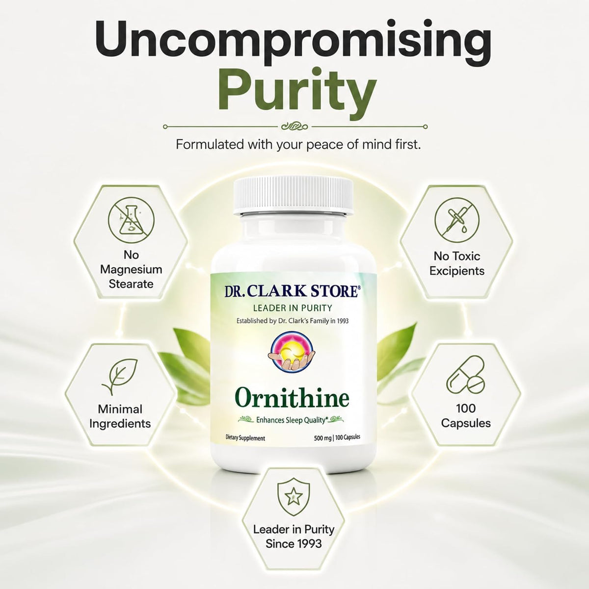 Dr Clark L-Ornitina 500mg - 100 Cápsulas de – Deportistas y personas activas que buscan optimizar la recuperación – Image 5