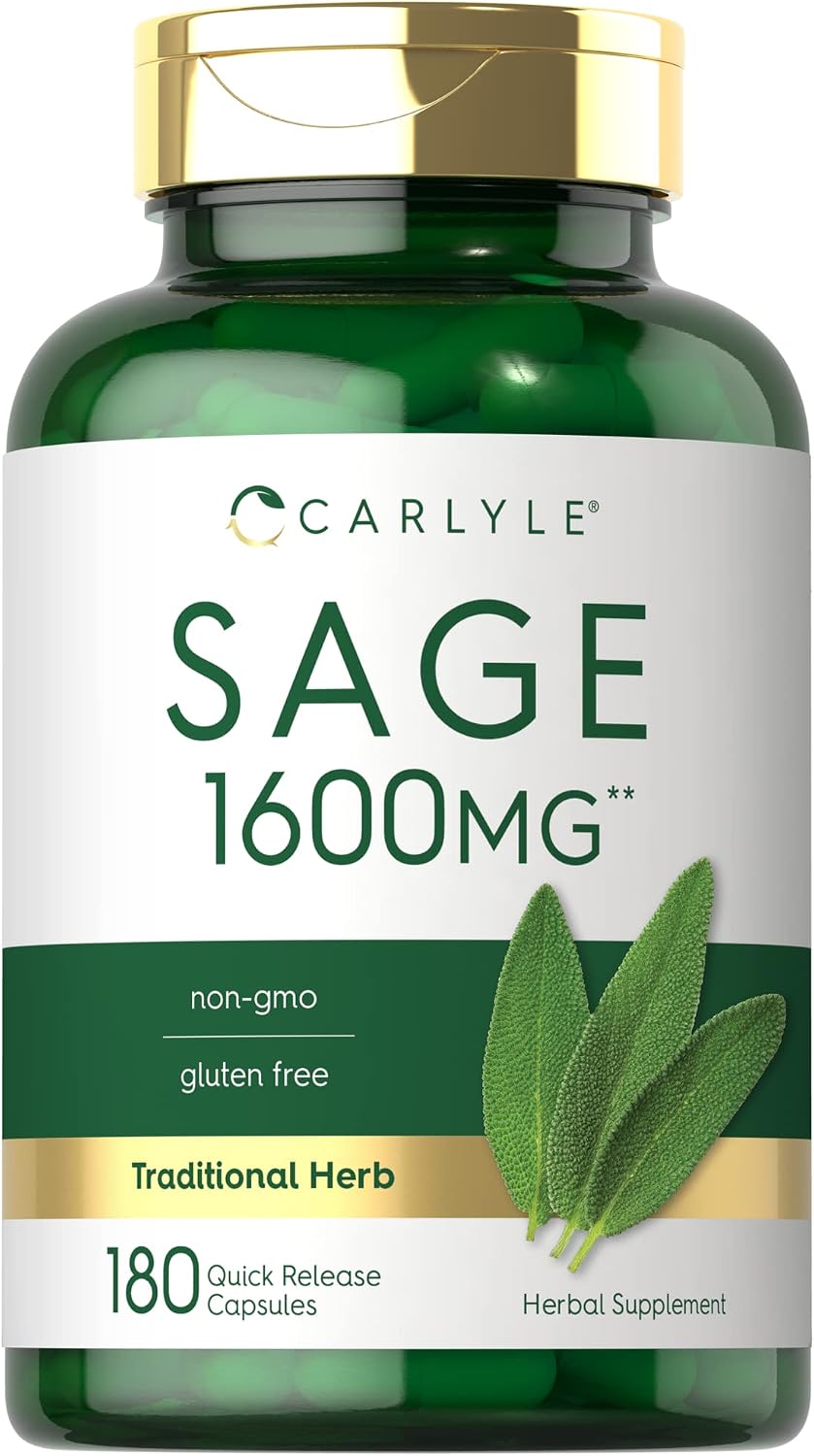 Carlyle Salvia 180 Cápsulas - Complemento Alimenticio de Alta Potencia
