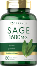 Carlyle Salvia 180 Cápsulas - Complemento Alimenticio de Alta Potencia